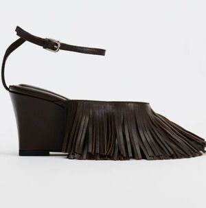 Zara Fringe Wedges.